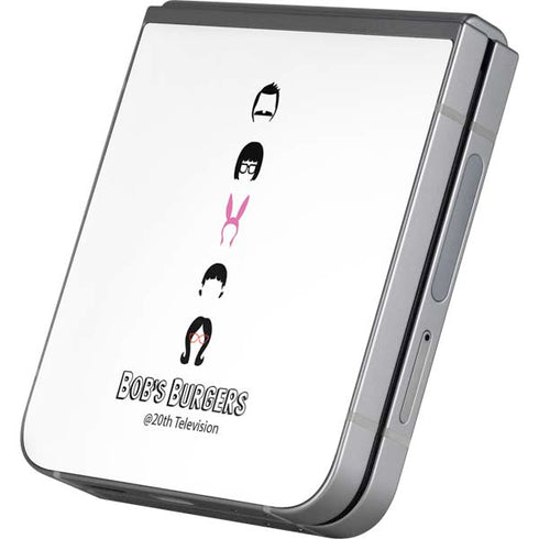 Bobs Burgers Silhouette Galaxy Z Flip6 Skin
